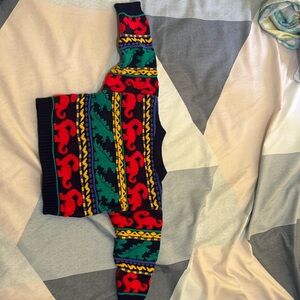 Vintage boys dinasour christmas sweater